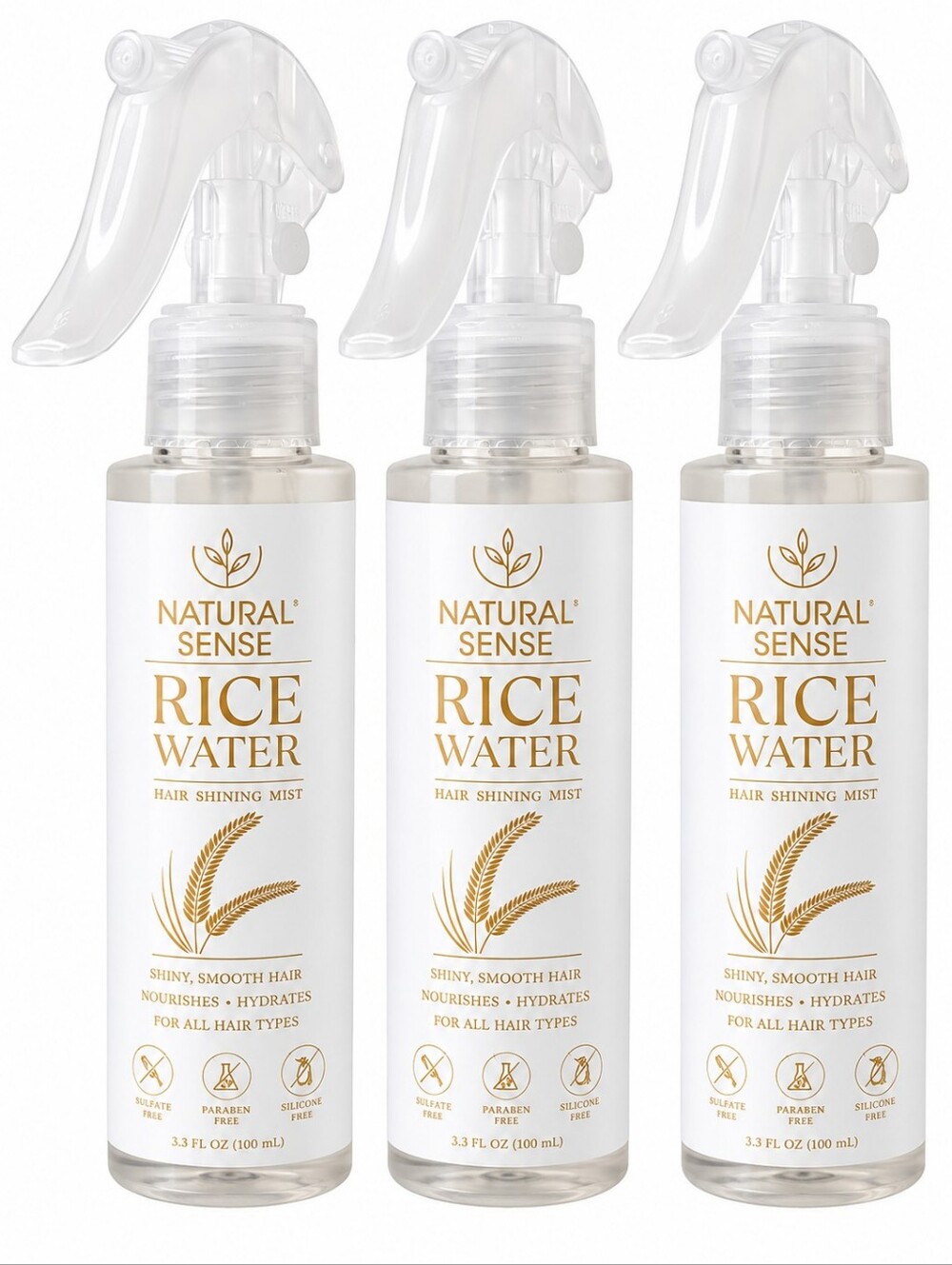 🌱Natural Sense Rice Water Hair Shining Mist 3.3 fl. oz 3x